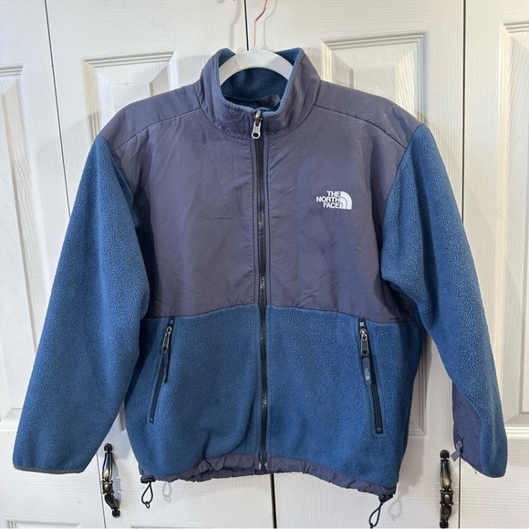 The North Face Boys Size L Denali Full Zip Jacket Fleece Two Tone Outerwear - Picture 1 of 7